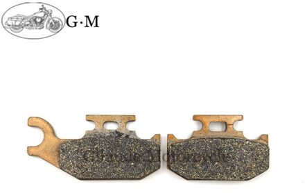 Motorfiets Voor/Remblokken Voor Yamaha Yfm 700R YFM700R Raptor Speciale Editie 2006 YXR450 Rhino YXR660 2004 1 paar- achterkant