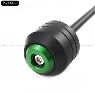 Motorfiets Vooras Vork Wiel Protector Slider Aluminium POM Voor HONDA CB600F HORNET 1998 1999 2000 2001 2002 2003 2004 groen
