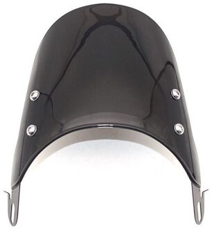Motorfiets Voorruit Luchtstroom Verstelbare Voorruit Wind Deflector Voor 5-7 Inch Koplampen Universele Moto