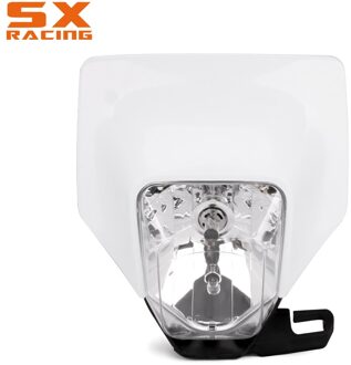Motorfiets Wit Universele Koplamp koplamp Frontlight Voor KTM HUSQVARNA CRF EXC XC SX YZ YZF KX KLX RM RMZ Dirt Bike