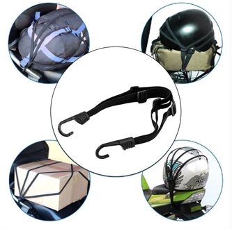 Motorhelm Bagage Riem Voor Mb-Ot011-Bk Rubber Sterkte Intrekbare Helm Bagage Elastisch Touw Riem