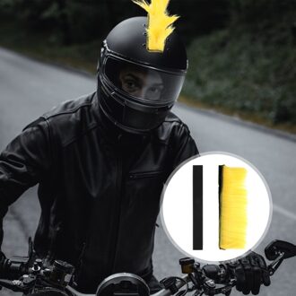 Motorhelm Hanekam Decor Helm Decor Motorhelm Ornament geel