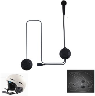 Motorhelm Headset Skiën Hoofdtelefoon Handsfree Voor iPhone 6s Xiaomi Smartphone Automatisch Zonder Intercom Functie