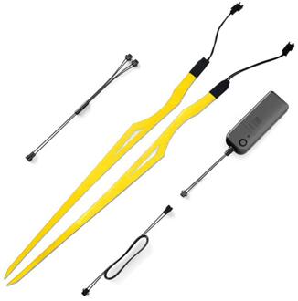 Motorhelm Light Strip Waterdicht Led El Koud Licht Night Rijden Signaal Lichtgevende Gemodificeerde Licht Helm Sticker geel