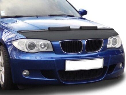 Motorkapsteenslaghoes BMW 1 serie E87 2004-2008 zwart