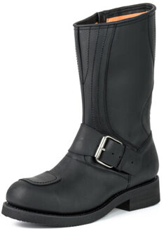 Motorlaars 1594-6-crazy old negro - maat 40 Zwart