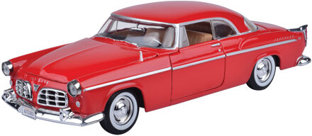 Motormax Modelauto Chrysler C300 1955 rood schaal 1:24/23 x 8 x 6 cm