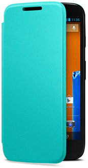 Motorola Moto G (1ste generatie) Flip Cover - Turquoise