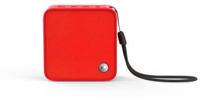 Motorola Sonic Boost 210 speaker - compact - 6W - Bluetooth - rood - ingebouwde microfoon