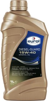 Motorolie Eurol Diesel-Guard 15W40 E7 1L E1001121L