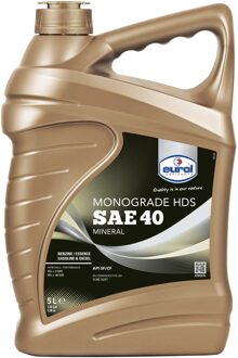Motorolie Eurol Monograde HDS SAE 40 E2 5L E1012755L