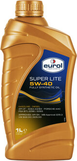 Motorolie Eurol Super Lite 5W40 A3/B4 1L E1000921L