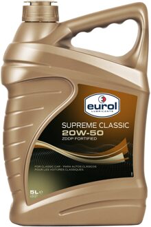 Motorolie Eurol Supreme Classic 20W50 5L E1002575L