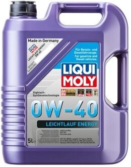 Motorolie Liqui Moly Leichtlauf Energy 0W-40 5L 21223