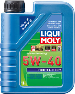Motorolie Liqui Moly Leichtlauf HC7 5W40 1L 2308