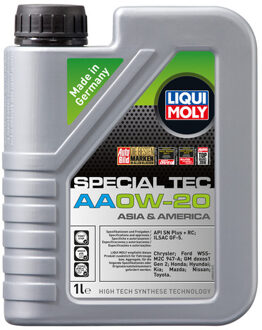 Motorolie Liqui Moly Special Tec AA 0W20 1L 6738