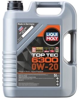 Motorolie Liqui Moly Top Tec 6300 0W-20 5L 21217