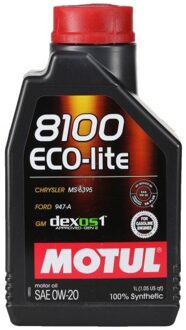 Motorolie Motul 8100 0W20 1L 108534