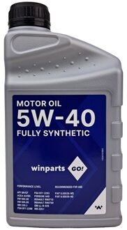 Motorolie Winparts GO! 5W40 A3/B3 1L WP01003