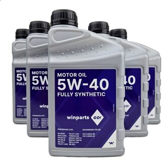Motorolie Winparts GO! 5W40 Fullsynthetic A3/B3 5L WP05003