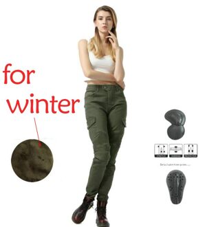 Motorrijden Jeans Vrouwelijke Winter Plus Fluwelen Warm Motorrijden Broek Motocross Winter Broek Voor Vrouwen A / S
