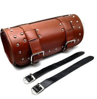 Motorycle Bruin Pu Lederen Gereedschapstas Voor Yamaha V-Star Xvs 250 650 950 1100 1300 Custom Silverado Road star Midnight Xv 1600 1700