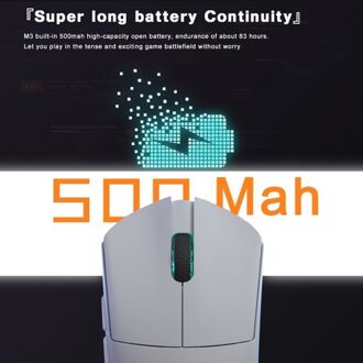 Motospeed Darmoshark 2.4G Wireless Mouse BT5.0 Slim Rechargeable Mouse 4800 DPI