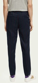 Mott Chino Streep Navy Donkerblauw - W 31 - L 32