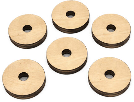 Mottenringen - cederhout - 6x - mottenballen / motten