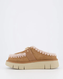 Mou Dames bounce clog logo pink brown Roze - 38