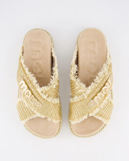 Mou Dames criss-cross rope sandal Transparant - 40