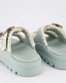 Mou Dames eva one-piece slide two-buckle Blauw - 39