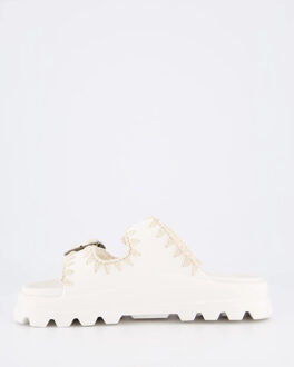 Mou Dames eva one-piece slide two-buckle Wit - 38