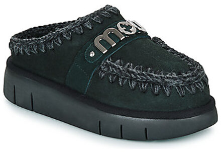 Mou Slippers Mou BOUNCE CLOG METAL LOGO" Zwart - 36,37,38,39,40,41