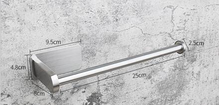 Mount Toiletrolhouder Roestvrij Staal Badkamer Keuken Papierrol Accessoire Tissue Handdoek Accessoires Houders Wc Muur