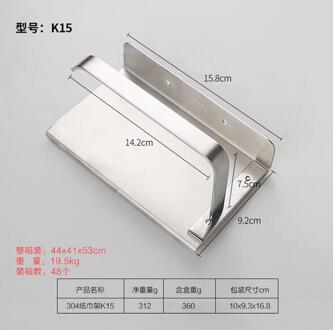 Mount Toiletrolhouder Roestvrij Staal Badkamer Keuken Papierrol Accessoire Tissue Handdoek Accessoires Houders Wc Muur