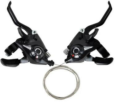 Mountain Bike Shifter Set EF51-7 /EF51-8 Bicycle Shifters Set Aluminum Alloy 3x7/3x8 Speed Shifter Bike Accessories