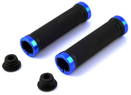 Mountain Cycling Bike Bicycle MTB Handlebar Grips Rubber Anti-slip Handle Grip Allominnium Aolly+Rubber Bike Bicycle Handlebar