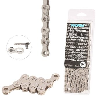 Mountain Racefiets Ketting 8/9/10/11 Speed Universal 24/27/30/33 Speed Shift Chain Fietsen ketting Met Magische Gesp 9S