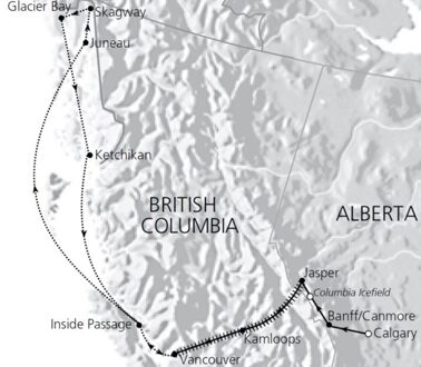 Mountain Rails & Alaskan Cruise (16 dagen)