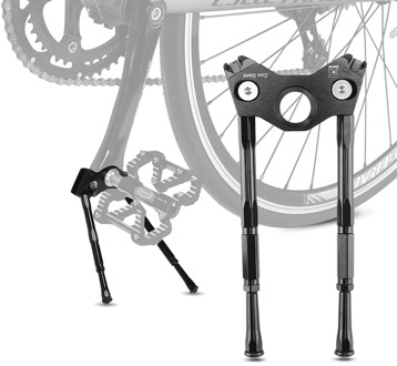 Mountain Road Bike Kickstand Bicycle Kick Stand Alloy Double Legs Bicycle Stand Parking Rack Bike Stand Side Foot Support Legs