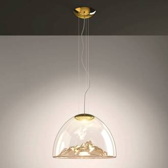 Mountain View LED hanglamp amber-goud helder, amber, goud