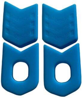 Mountainbike Fiets Crank Cover Siliconen Arm Mouwen Mtb Fietsen Crankstel Bescherm Antislip Kettingwiel Crank Protector Cover blauw