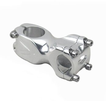 Mountainbike Fixed Gear Bike Aluminium 25.4mm * 28.6mm * 60mm Fiets Stem BSB015 zilver