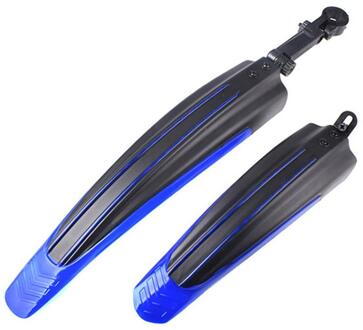 Mountainbike Spatbord Plastic Klei Board Fiets Accessoires Fiets Fenders Weg Mountainbike Spatbord Voor Achter zwart blauw