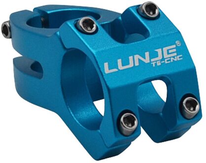 Mountainbike Stuurpen 31.8 Mm 45Mm Cnc Aluminium Korte Stem Voor Downhill Fiets Blauw