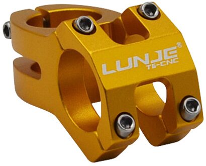 Mountainbike Stuurpen 31.8 Mm 45Mm Cnc Aluminium Korte Stem Voor Downhill Fiets goud