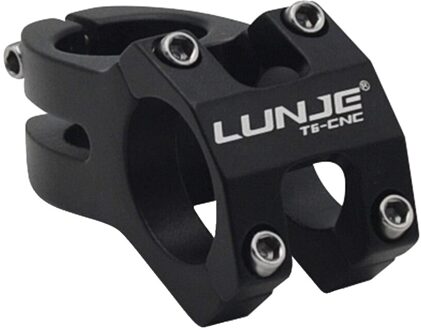 Mountainbike Stuurpen 31.8 Mm 45Mm Cnc Aluminium Korte Stem Voor Downhill Fiets zwart
