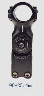 Mountainbike Verstelbare Aheadset Stem Aheadset Buis 25.4 / 31.8 Aheadset Stem Rod Raiser 25.4X90L