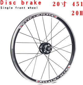 Mountainbike Wiel Set 20 Inch 406 451 V Remschijf Dubbele Laag Aluminium Legering 2 Lager 7-10 Speed 32 Gat Wiel Set 451 Disc voorkant 20H